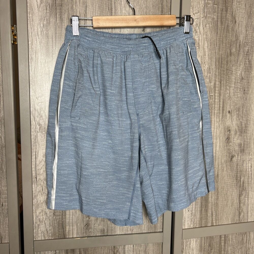 Lululemon Pace Breaker Shorts Size L Lined Bike Shorts Blue Color